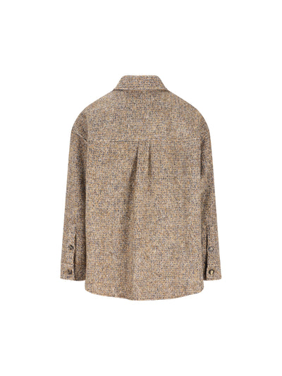 Overshirt realizzata in lana e poliammide. H526Y02X55 6853 LOEWE 