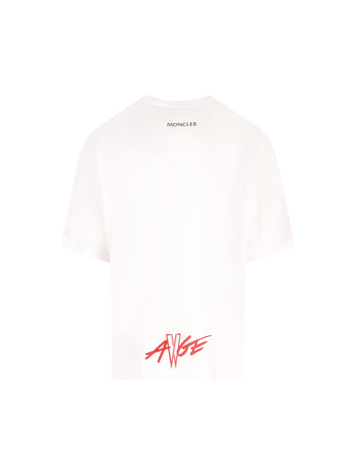 T-Shirt realizzata in cotone. M8C00001 89AYW457 MONCLER - ASAP ROCKY 