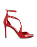 Sandali realizzati in pelle verniciata. AZIA95 PATRUBYRED JIMMY CHOO 