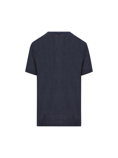 T-Shirt realizzata in lino. FAM8107 W000 LORO PIANA 