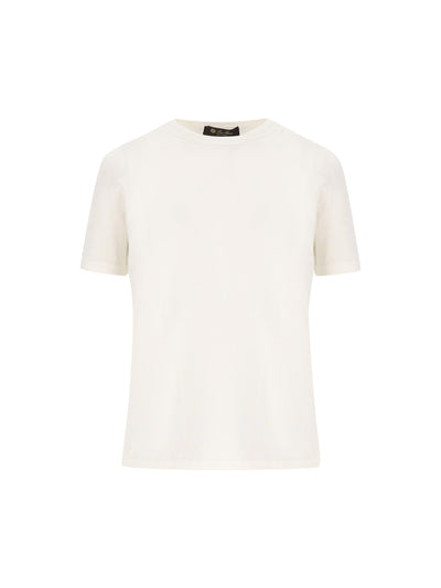 Maglia realizzata in cotone. FAM7984 1000 LORO PIANA 