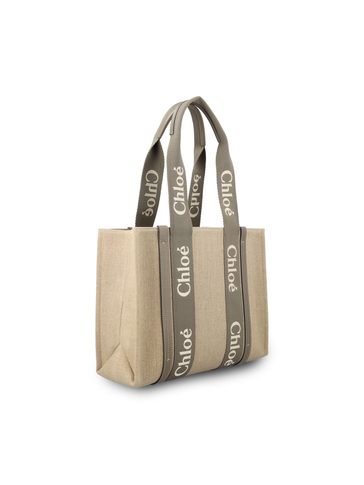 Tote bag in tela di lino. CHC23AS383L17 036 CHLOE' 