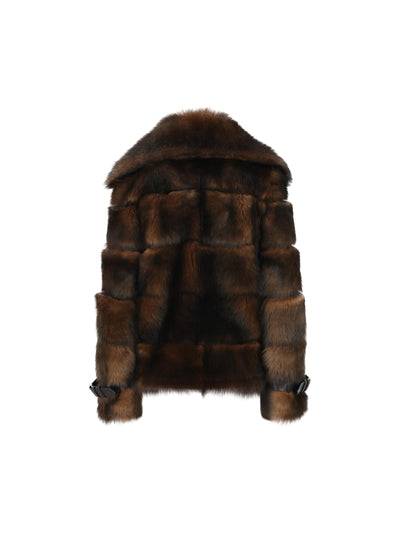 Giacca realizzata in montone. FM5426 AYLHF0QD9 FENDI 