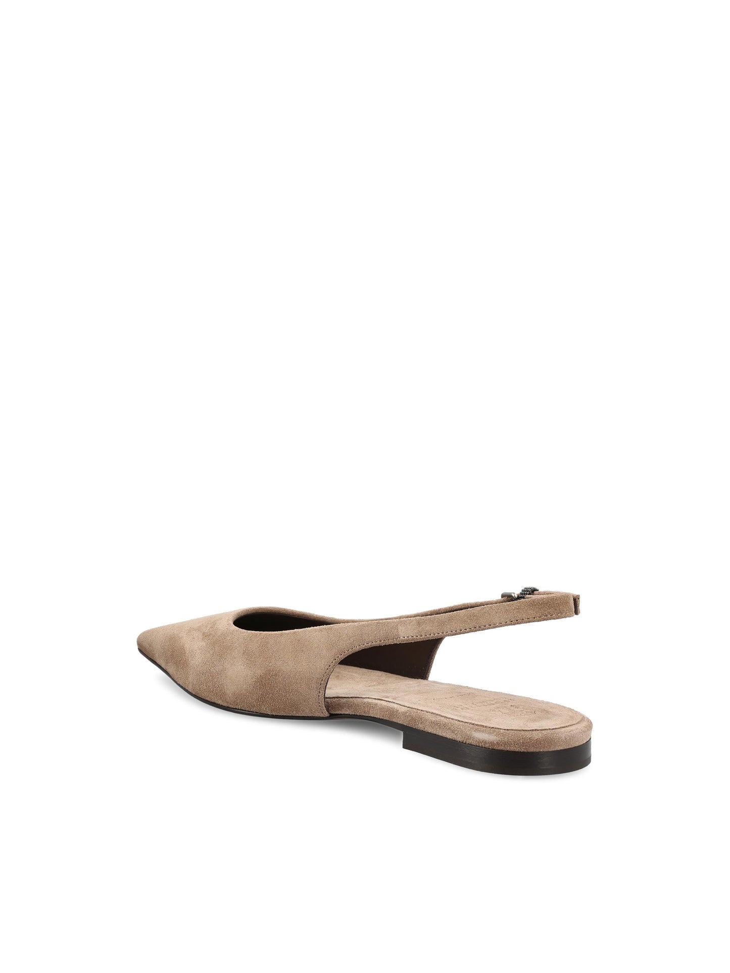 Flats Slingback realizzate in camoscio. MZSFC3178 C8849 BRUNELLO CUCINELLI 