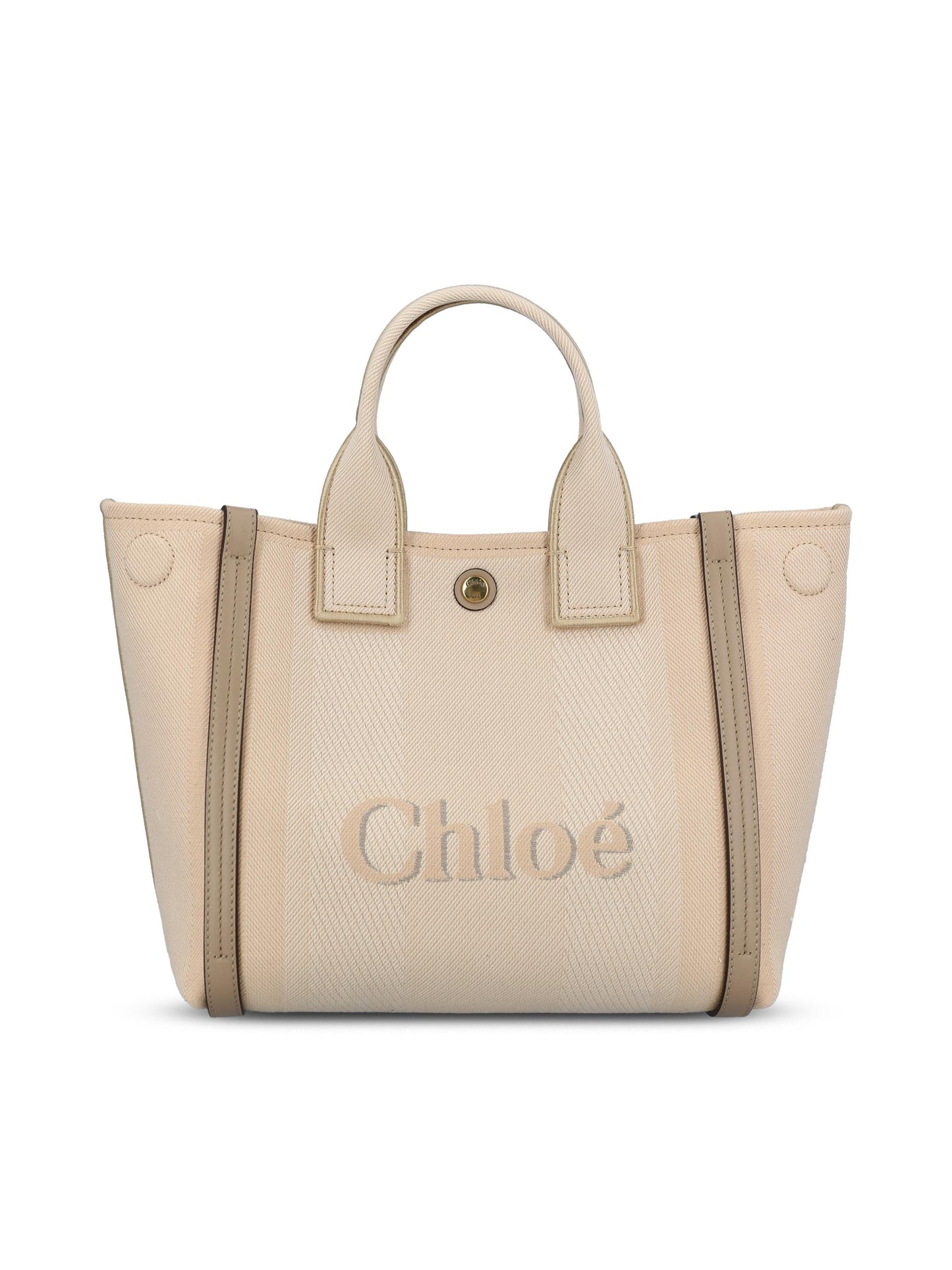 Borsa Carry realizzata in tela di cotone. CHC25SS911O65 26Y CHLOE' 