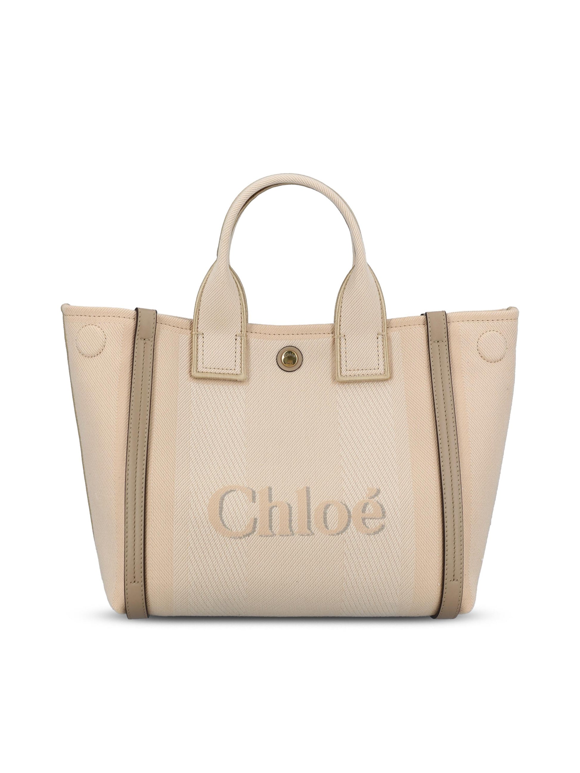 Borsa Carry realizzata in tela di cotone. CHC25SS911O65 26Y CHLOE' 