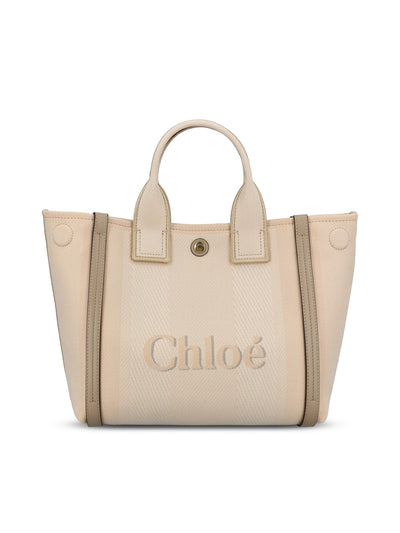 Borsa Carry realizzata in tela di cotone. CHC25SS911O65 26Y CHLOE' 