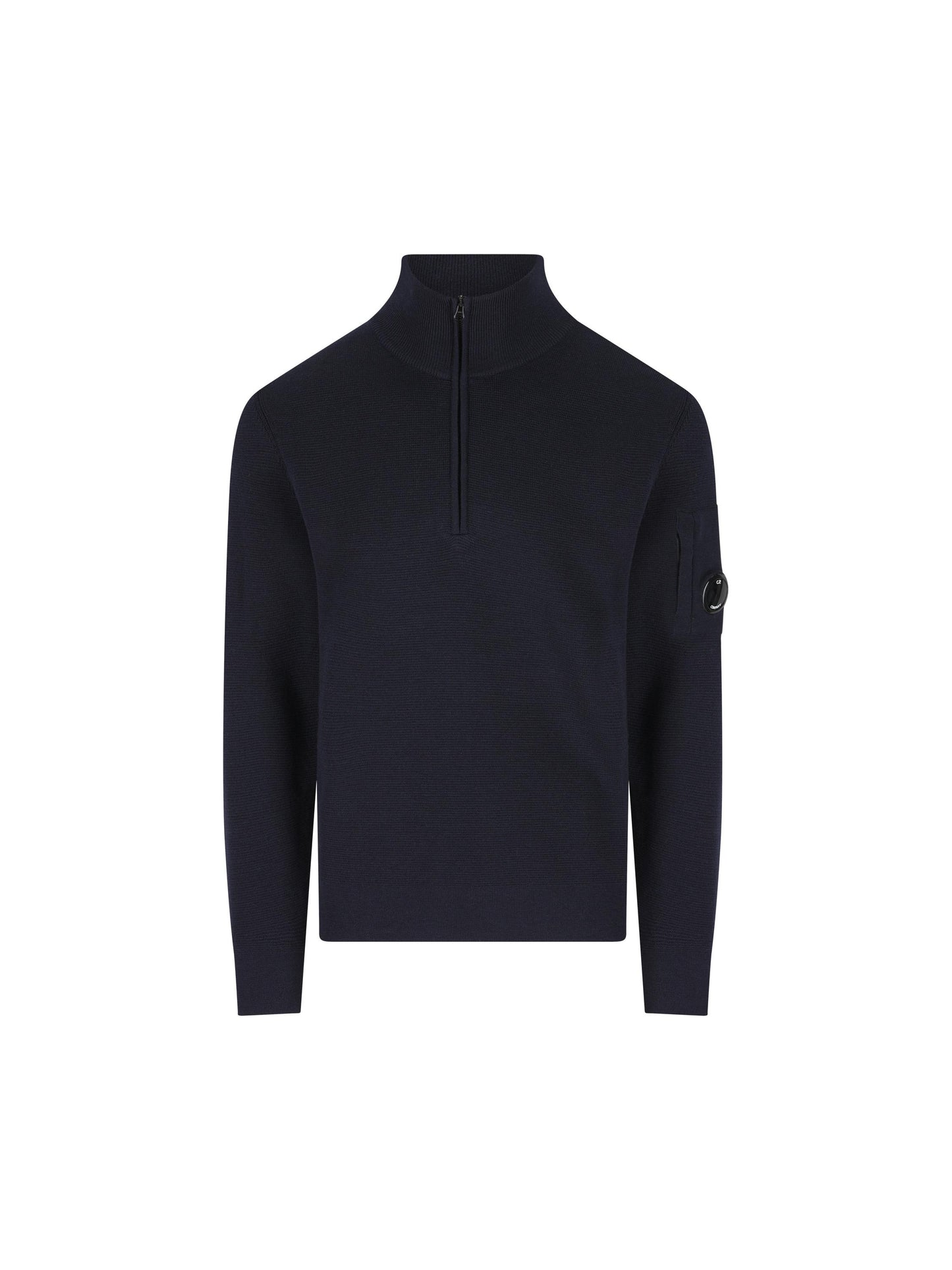 Maglione half zip realizzato in Re-Wool. 19CMKN201A 006595A888 C.P COMPANY 