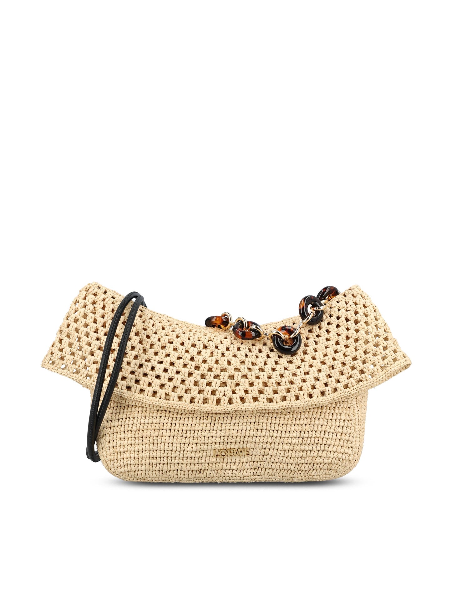 Borsa realizzata in rafia e pelle. AP22P22X22 2123 LOEWE - PAULA'S IBIZA 