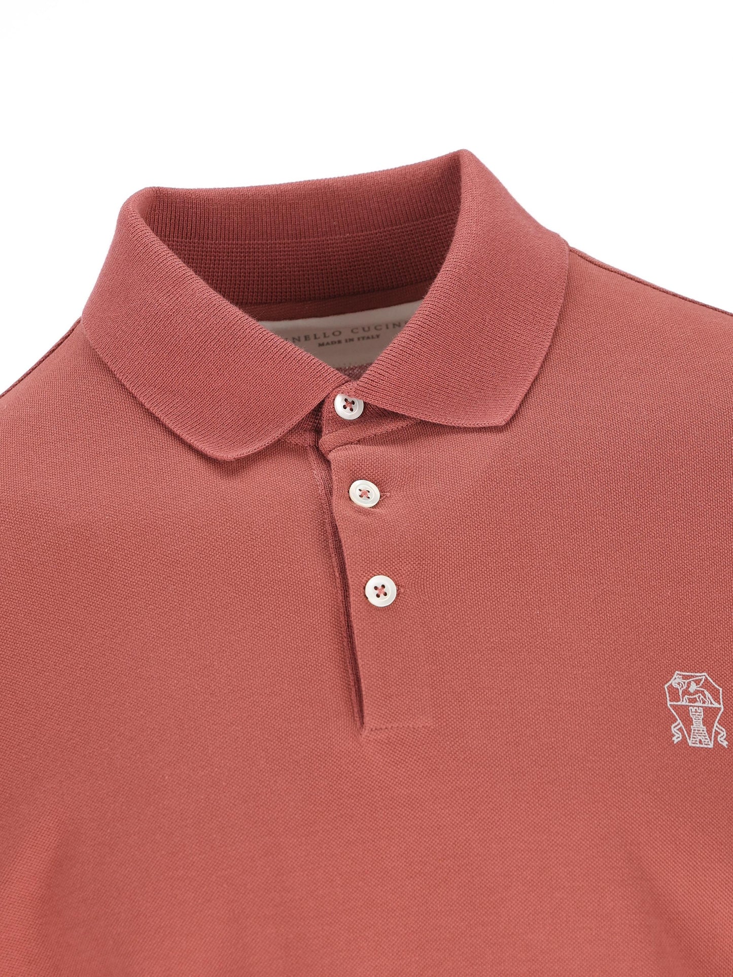 Polo realizzata in cotone. ME8548788 CMZ07 BRUNELLO CUCINELLI 