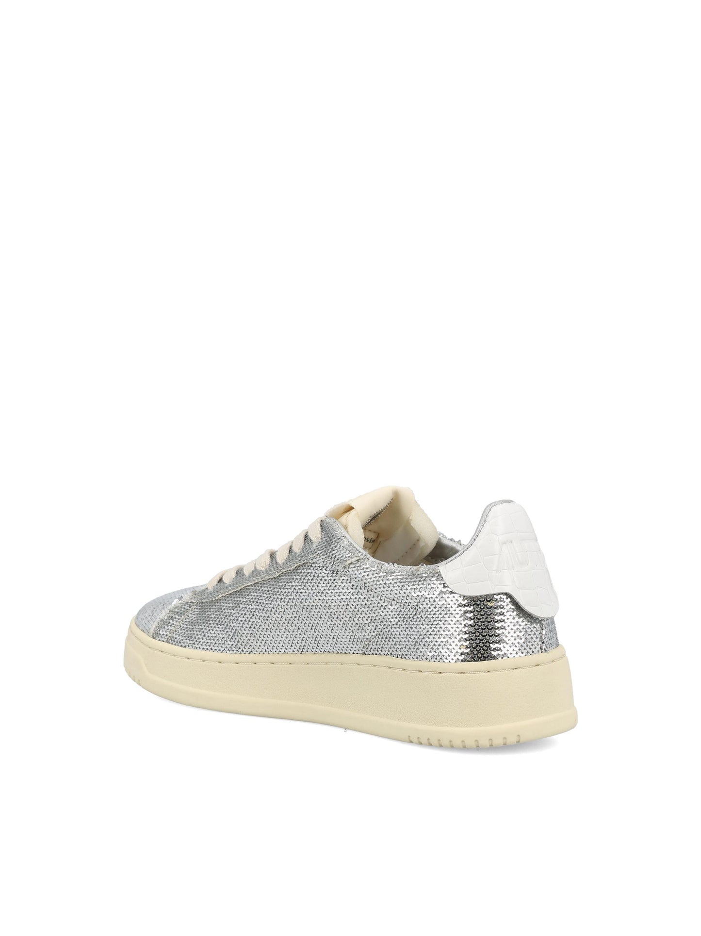 Sneakers realizzate in pelle e paillettes. ADLW TI05 AUTRY 