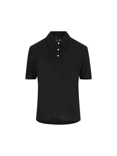 Polo realizzata in lana vergine. FAP8300 8000 LORO PIANA 
