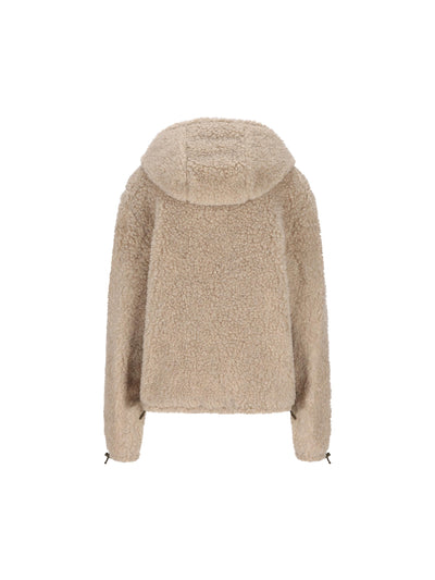 Piumino realizzato in lana vergine e poliestere riciclato. ML1376 18S9F03QQ MIU MIU 