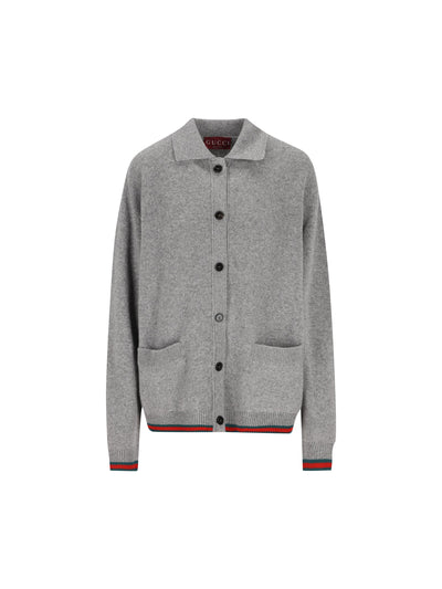 Cardigan in lana e cashmere. 848257 XKE921084 GUCCI 