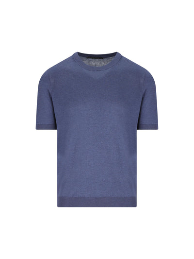 T-Shirt realizzata in lino e cotone. JOSH 570 TAGLIATORE 