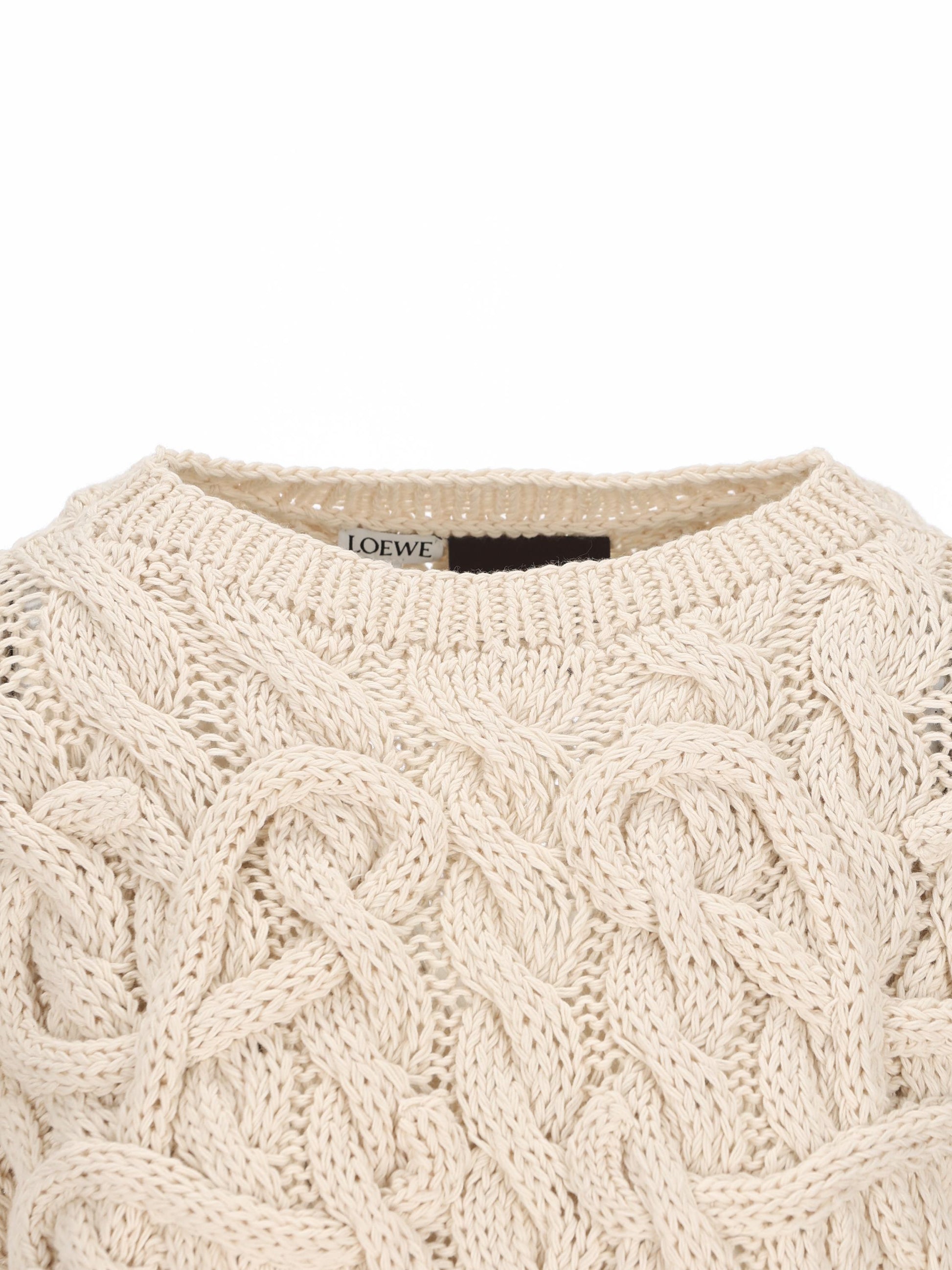 Maglia in misto lana e cotone. S616Y14K85 2370 LOEWE - PAULA'S IBIZA 