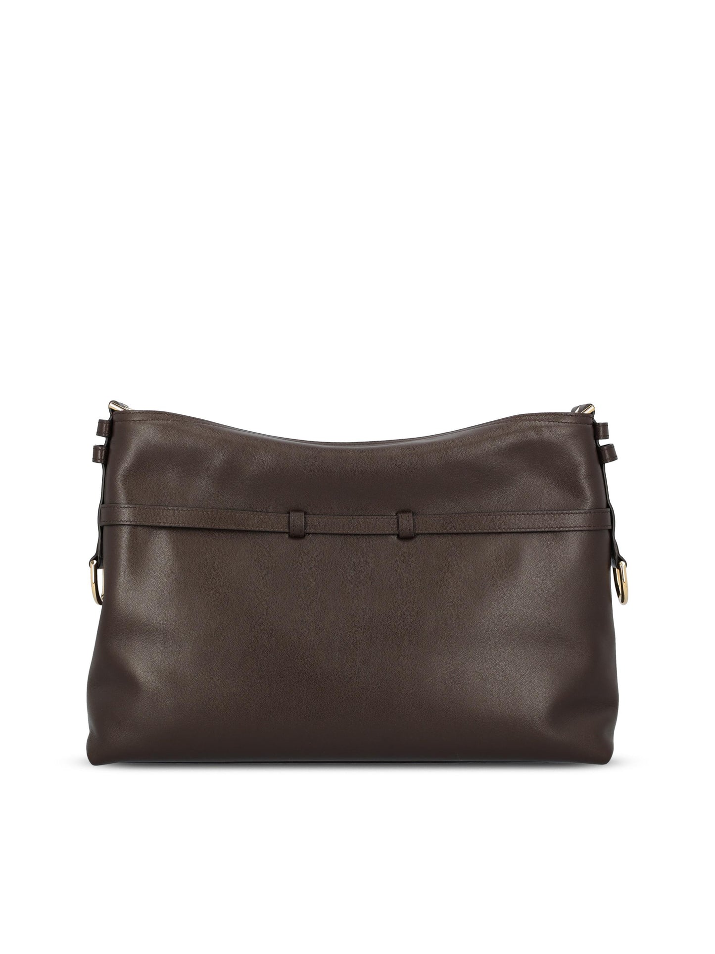 Borsa Voyou media in pelle lucida marrone BB5131B2AE 206 GIVENCHY 