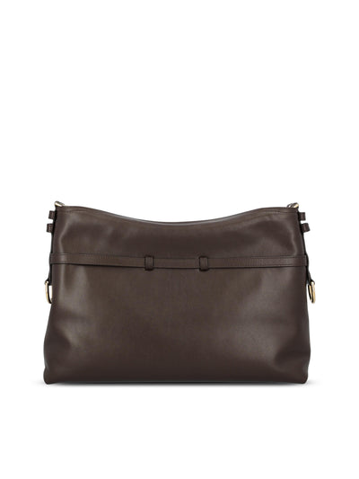 Borsa Voyou media in pelle lucida marrone BB5131B2AE 206 GIVENCHY 