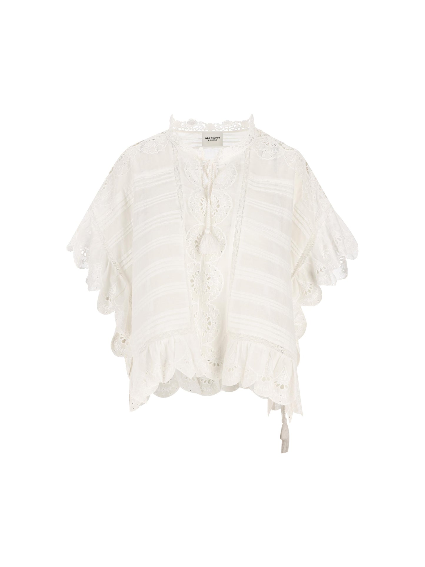Top realizzato in cotone. 26PHT0768FA-D1J05E 20WH ISABEL MARANT 