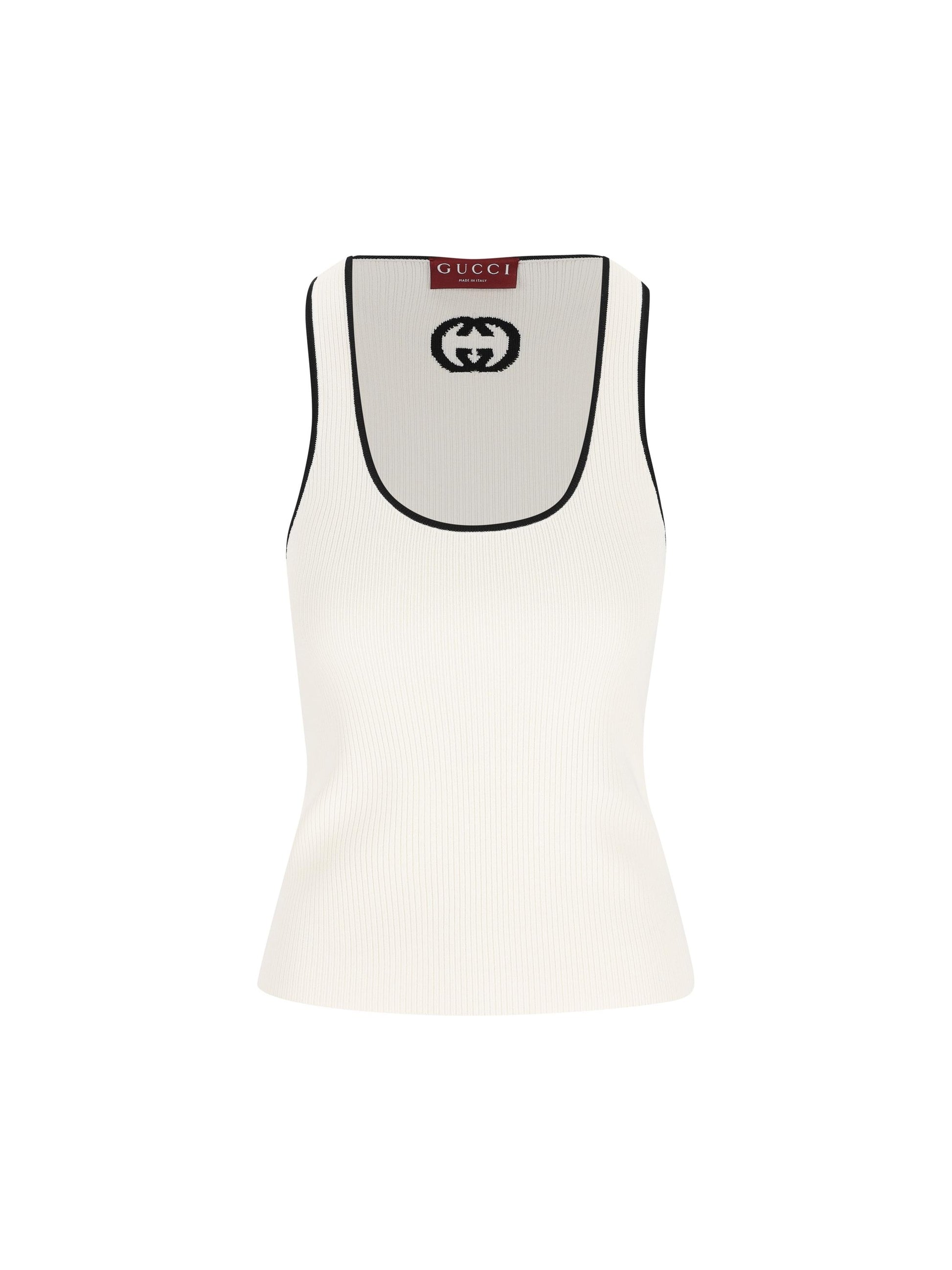 Canotta realizzata in viscosa e poliestere. 852456 XKFCZ9232 GUCCI 