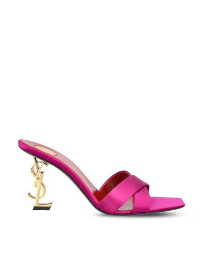 Mule realizzate in viscosa e seta. 818931 9QAB15518 SAINT LAURENT 