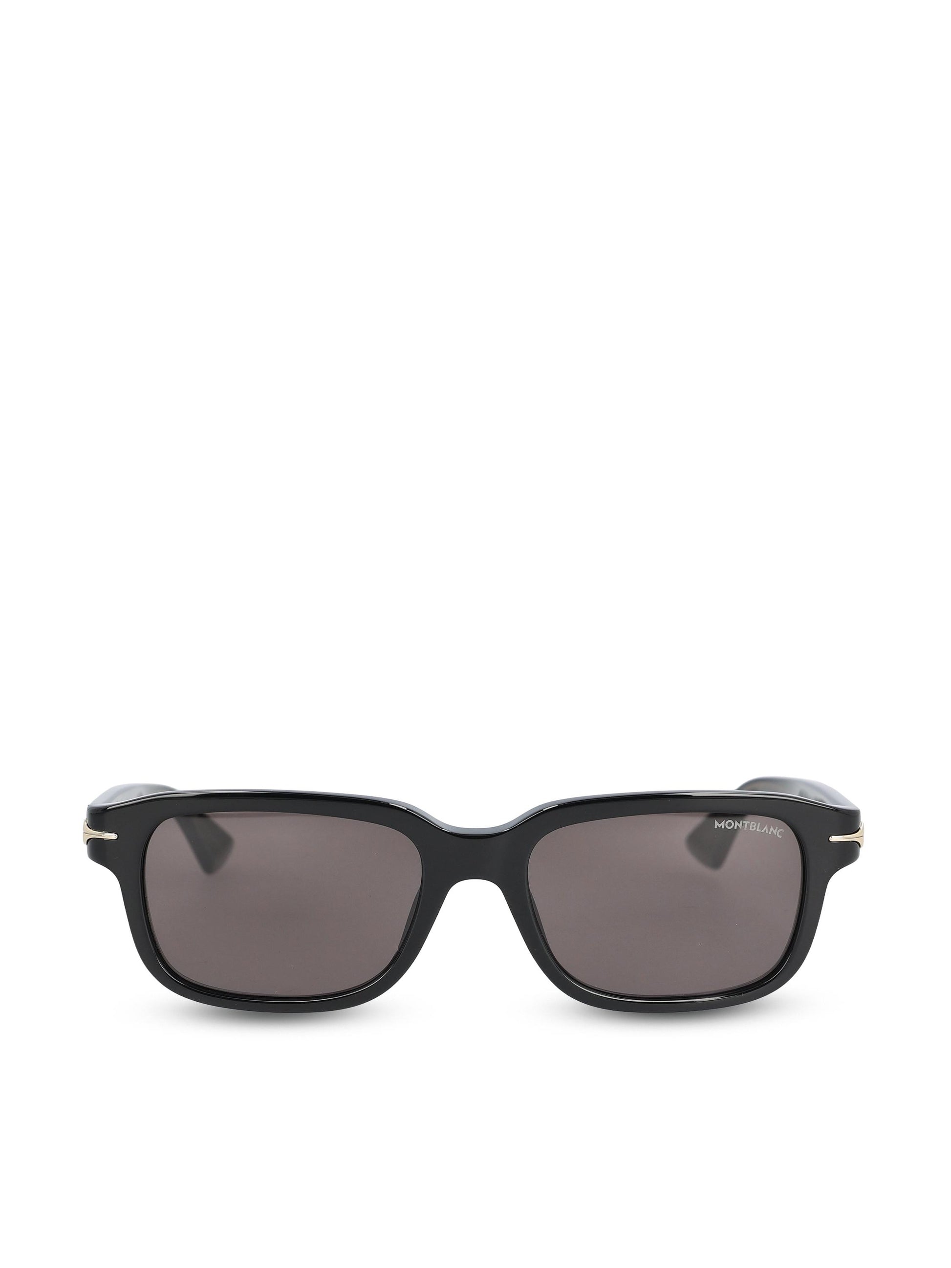 Occhiali da sole realizzati in acetato. MB0436S BLACK-BLACK-GREY MONTBLANC 