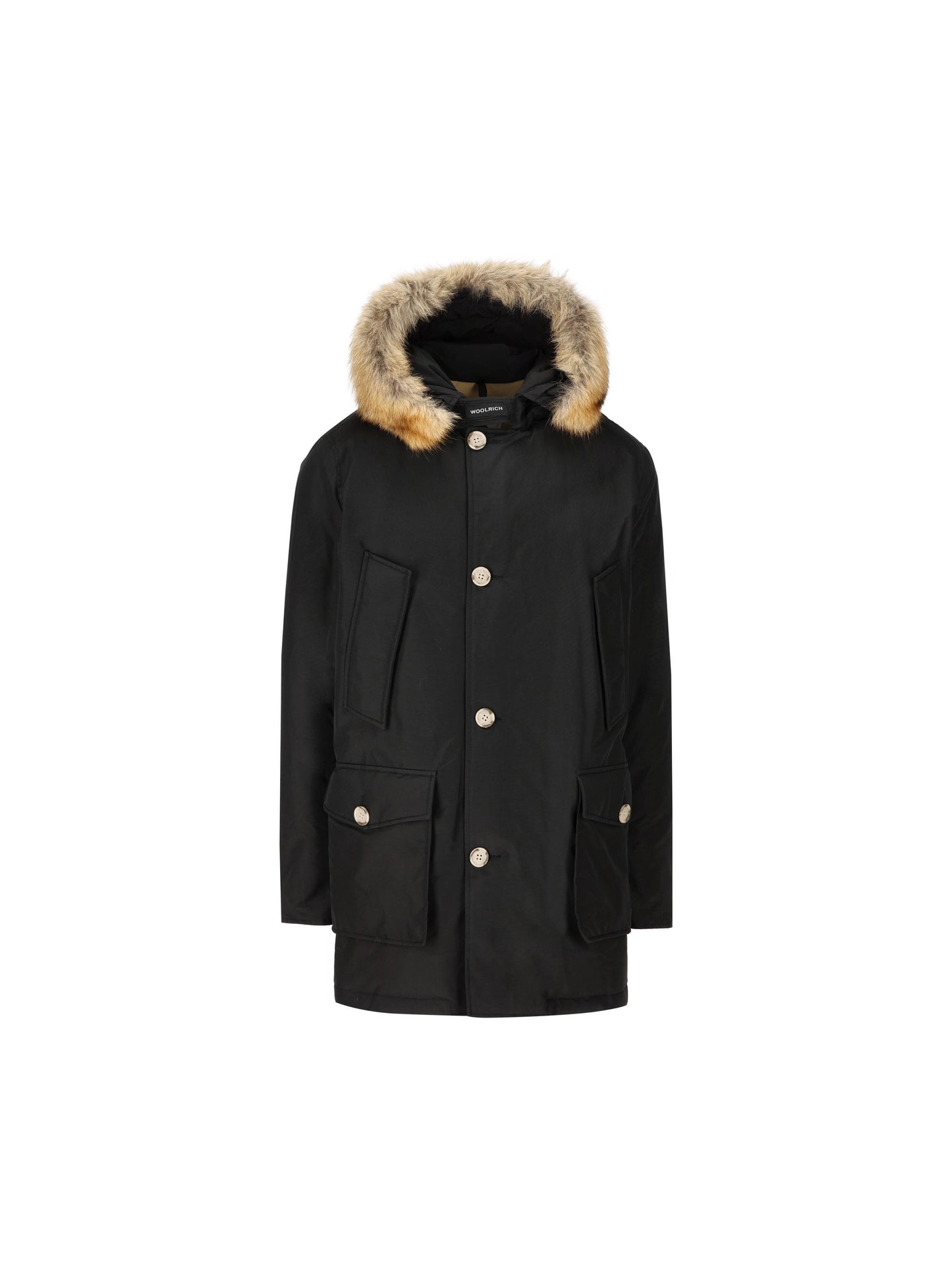 Parka in tessuto Ramar Cloth. CFWOOU0482MRUT0001 BLK WOOLRICH 