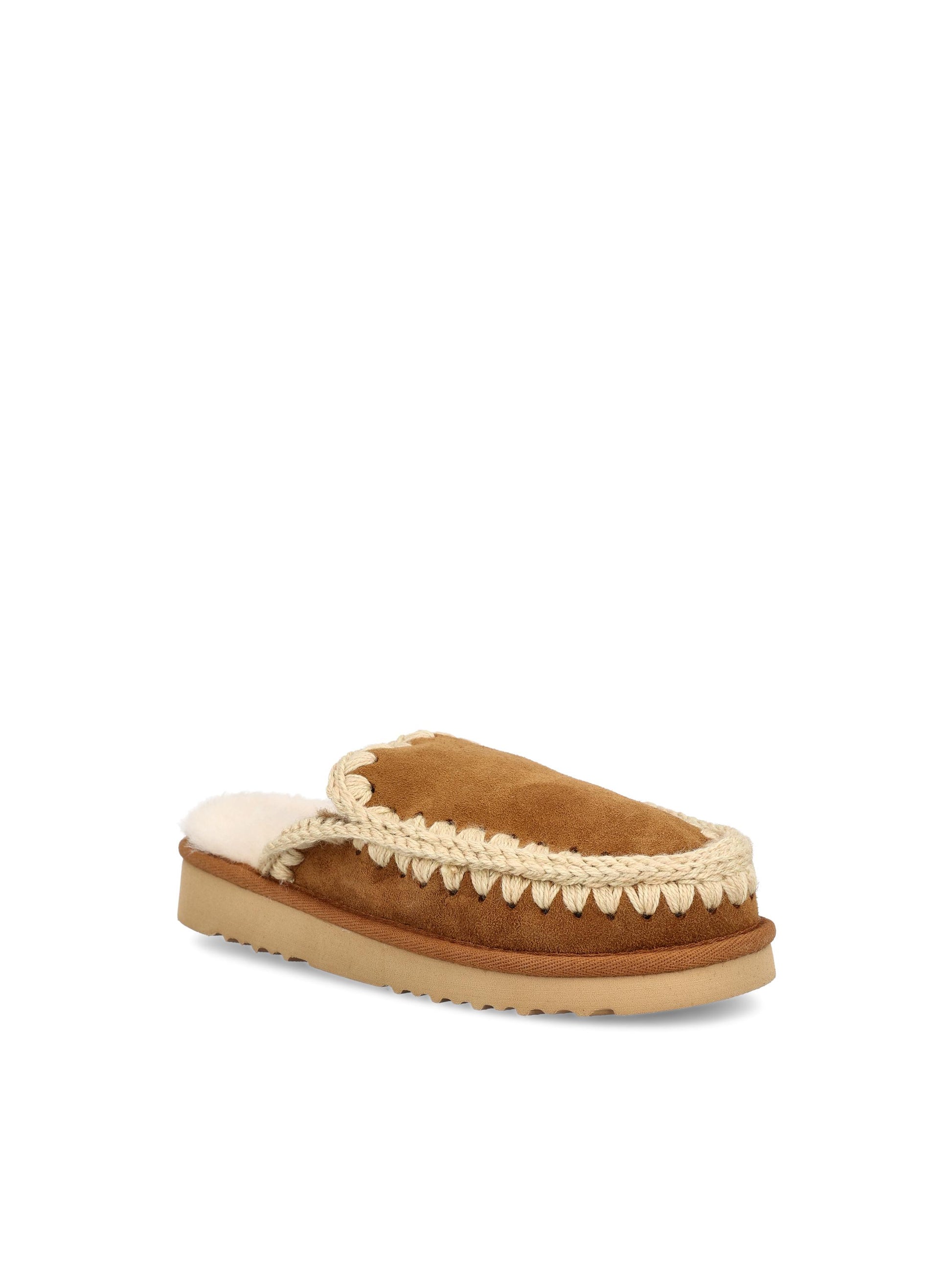 Slipper Eskimo in pelle. FW101125A COG MOU 
