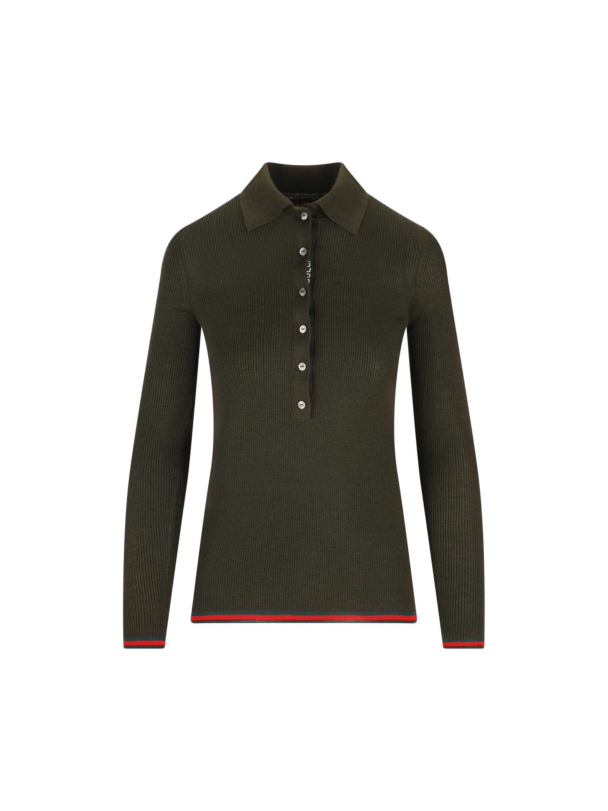 Polo realizzata in cashmere e seta. 810315 XKD8J3450 GUCCI 