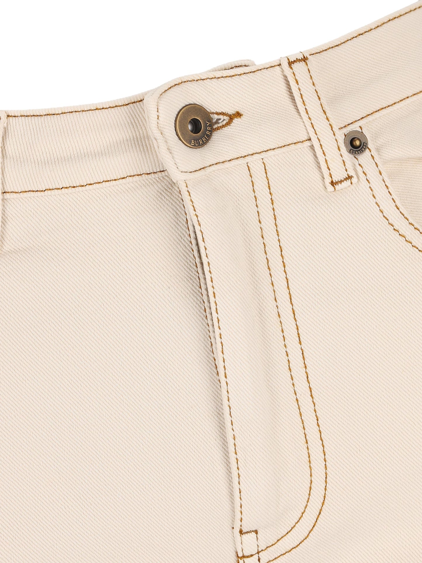 Jeans bootcut a vita alta con ricamo. 8118523 C3997 BURBERRY 