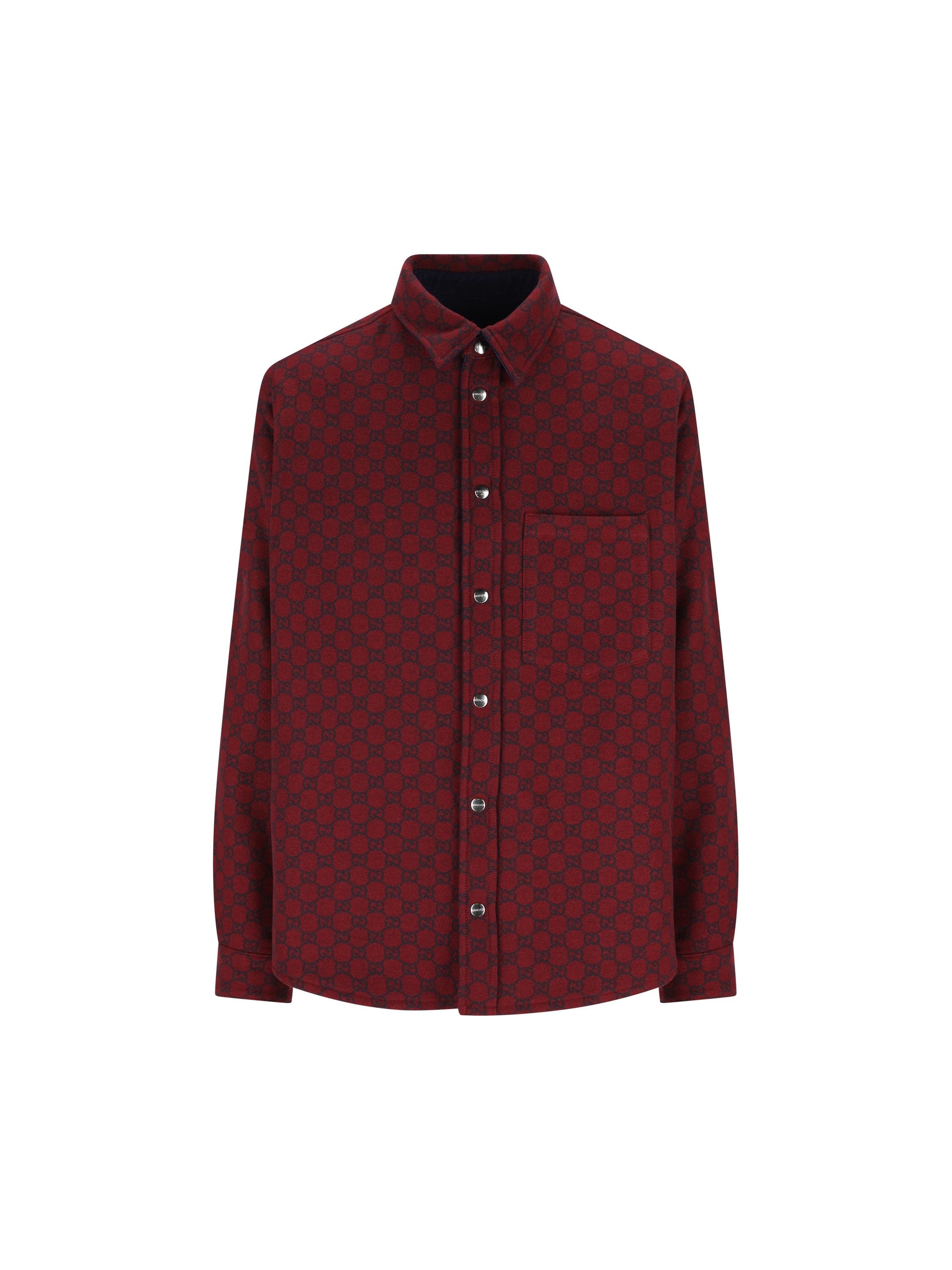 Camicia reversibile in denim e flanella 835282 XDDB64447 GUCCI 