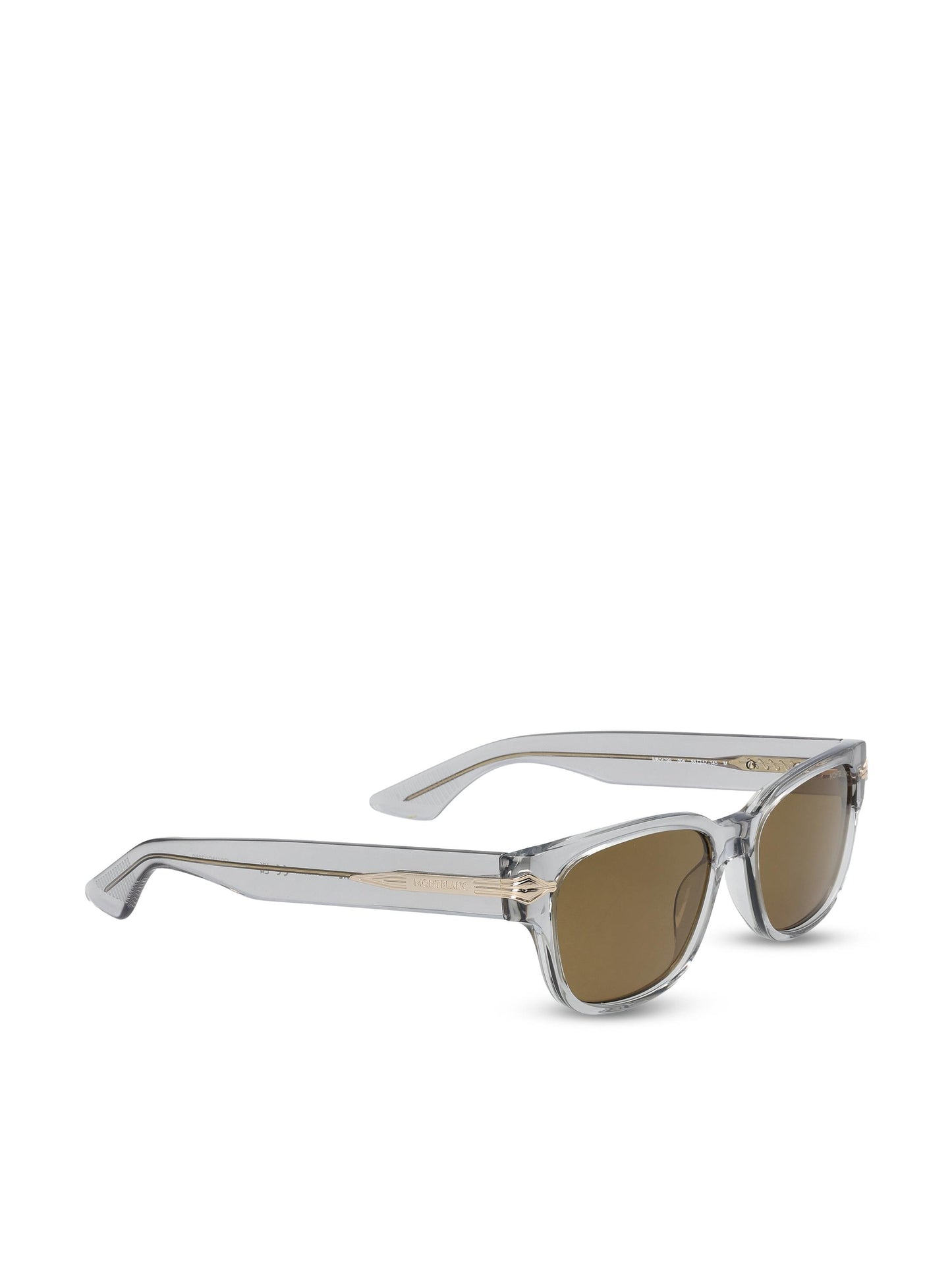 Occhiali da sole realizzati in acetato. MB0479S GREY-GREY-BROWN MONTBLANC 