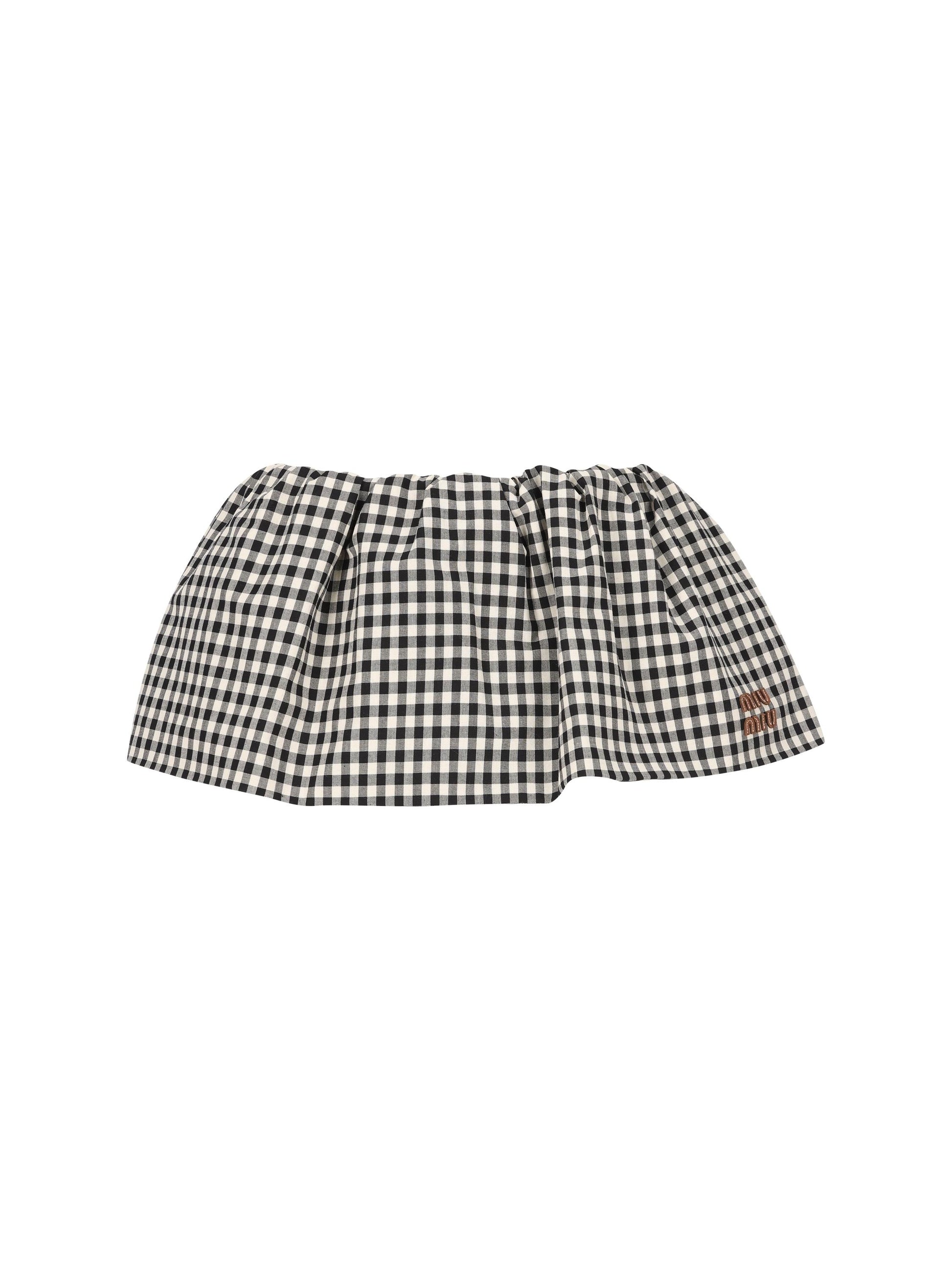 Minigonna in popeline. MG2200 12OFF0964 MIU MIU 