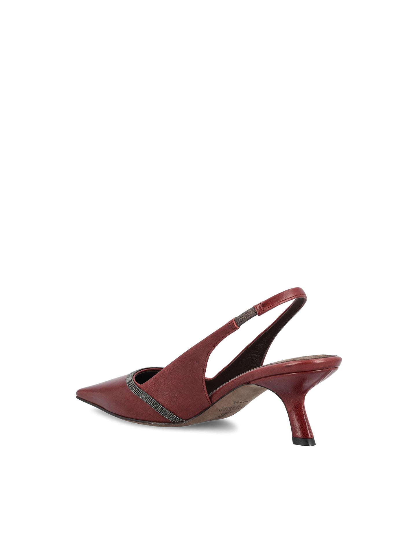 Slingback realizzate in pelle. MZORC3053P C4187 BRUNELLO CUCINELLI 