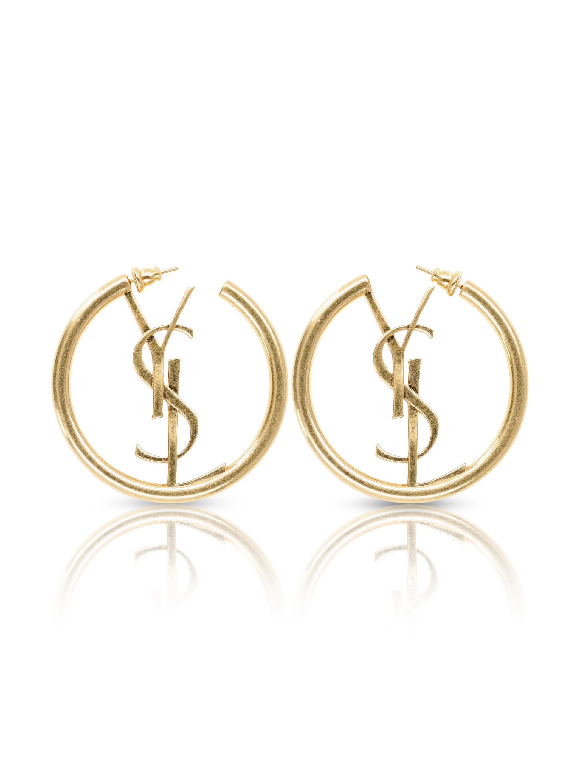 Orecchini realizzati in metallo. 868176 Y15007005 SAINT LAURENT 