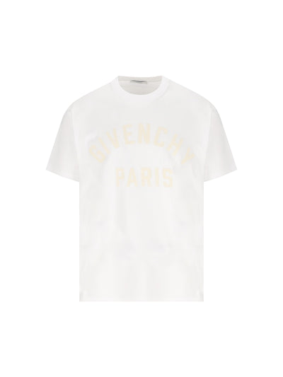 T-shirt GIVENCHY Paris in cotone bianco BM71NK3YRS 100 GIVENCHY 