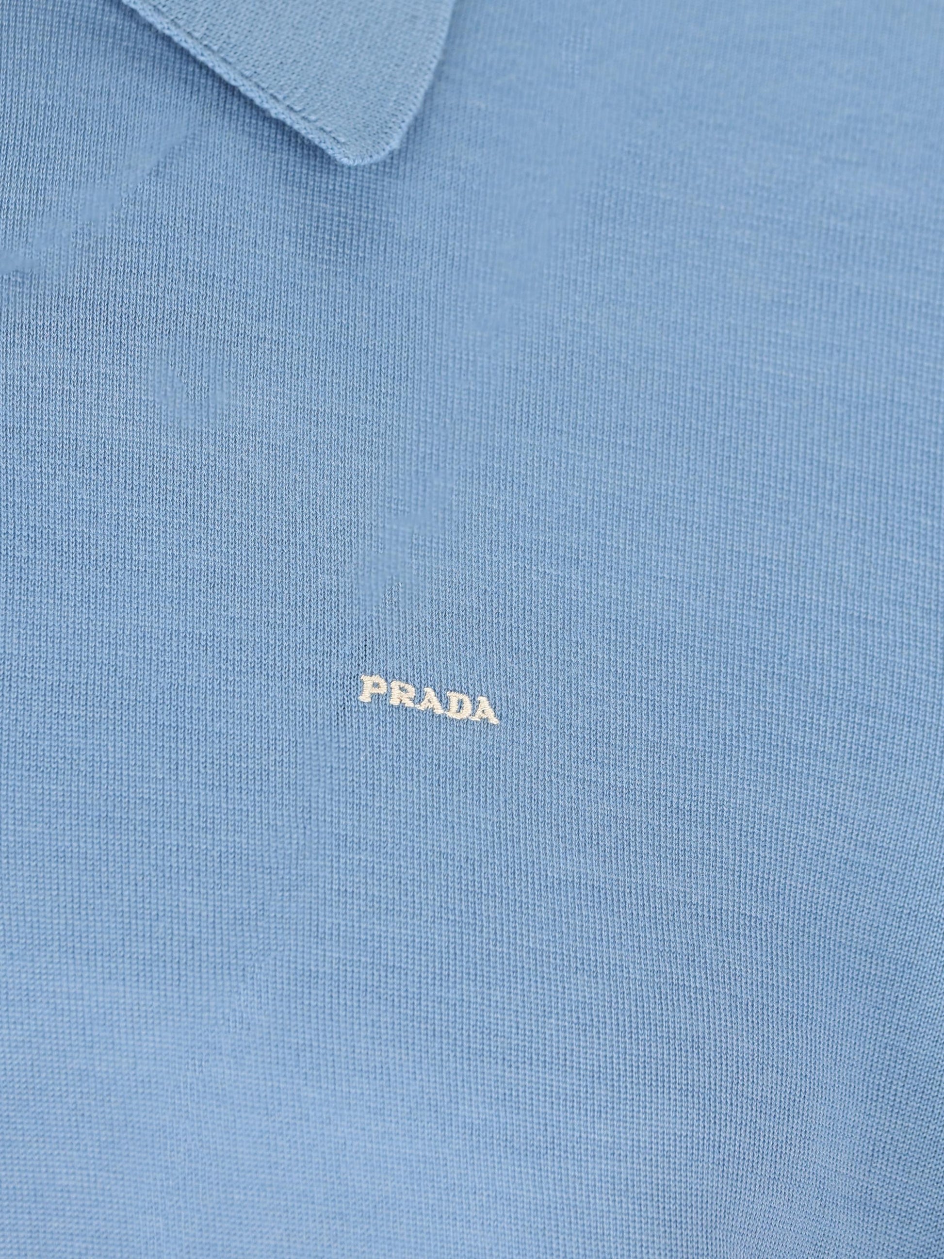 Polo realizzata in lana vergine. UMF148 18DYF0154 PRADA 