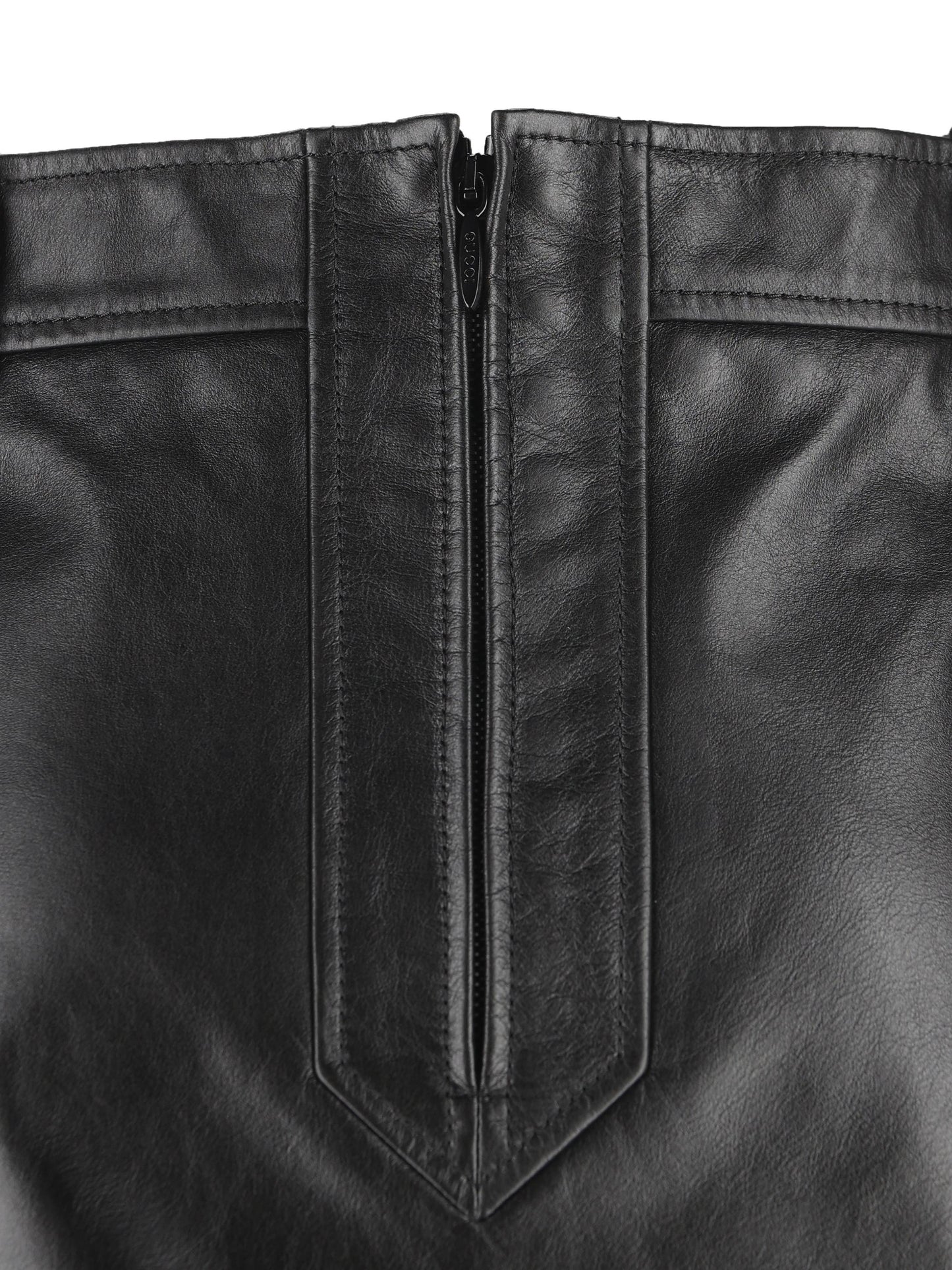 Minigonna realizzata in pelle. 860694 XNA6E1000 GUCCI 