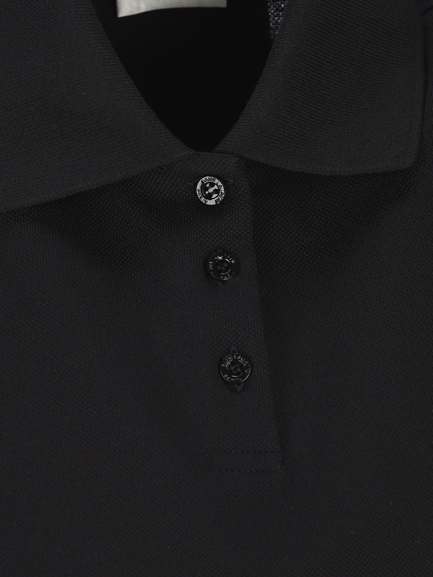 Polo realizzata in cotone riciclato. 862601 Y37ZE1000 SAINT LAURENT 