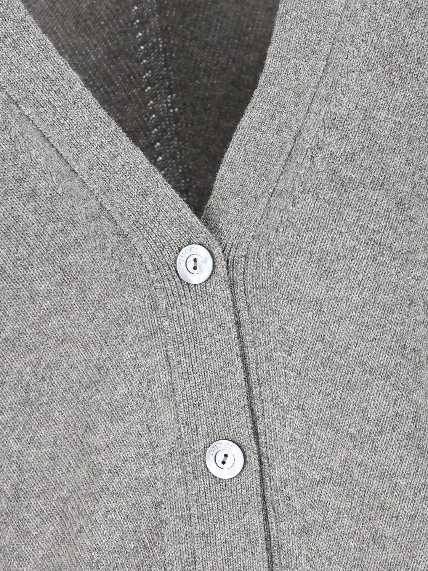 Cardigan realizzato in misto lana e cashmere. 813834 XKEJC1230 GUCCI 