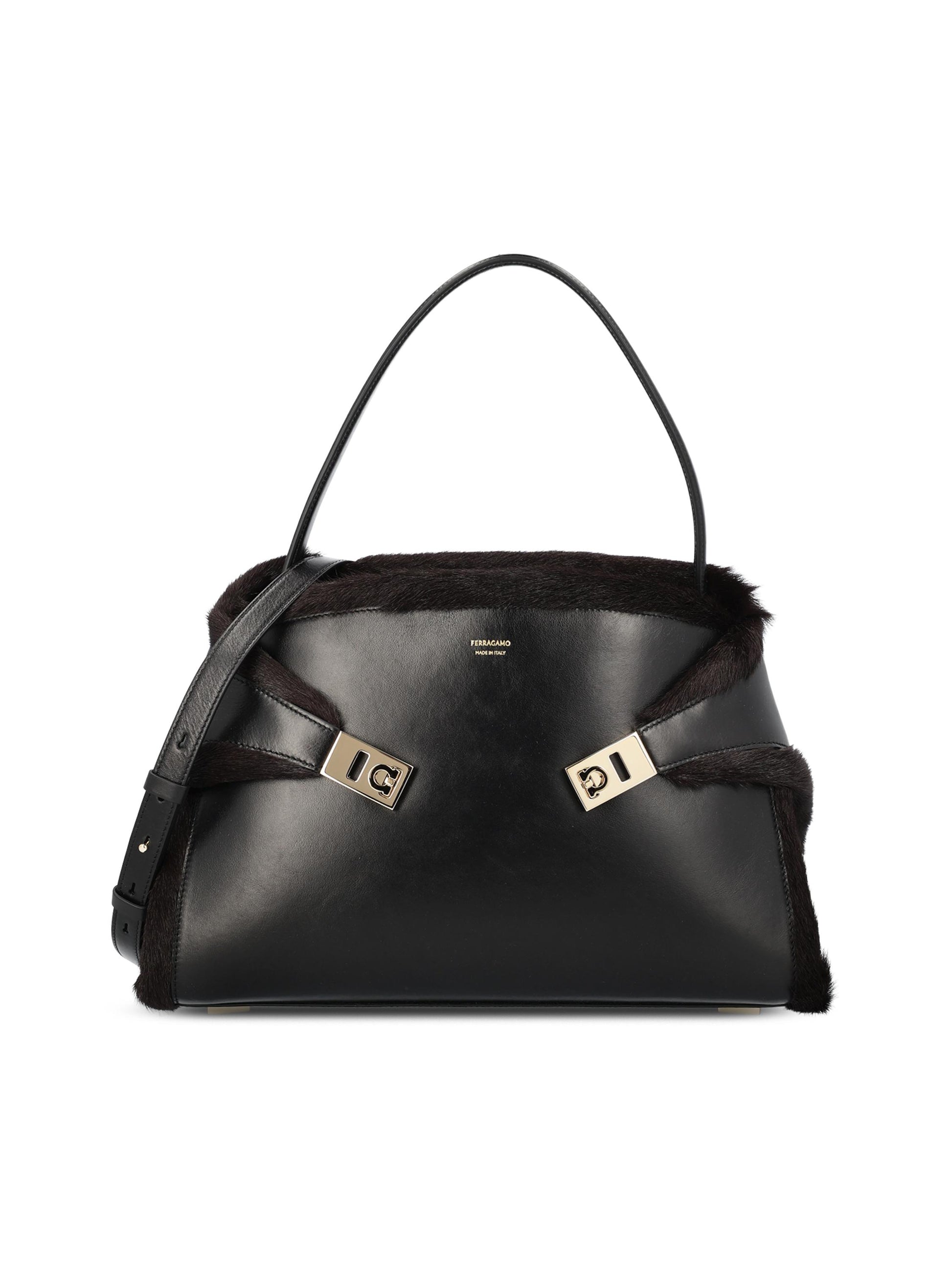 Borsa realizzata in vitello e capretto. 21A443 787875001 SALVATORE FERRAGAMO 