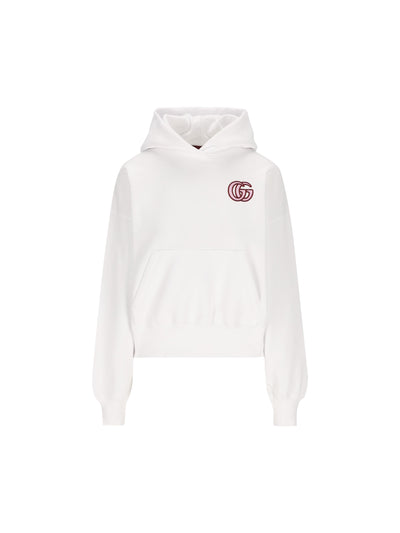Felpa con cappuccio ricamata in jersey di cotone. 787274 XJG469692 GUCCI 