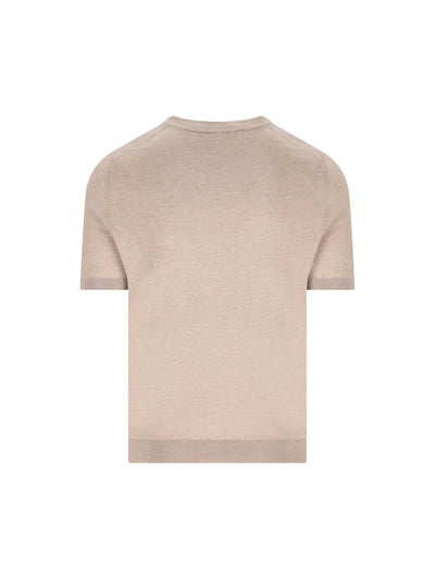 T-Shirt realizzata in lino e cotone. JOSH 030 TAGLIATORE 