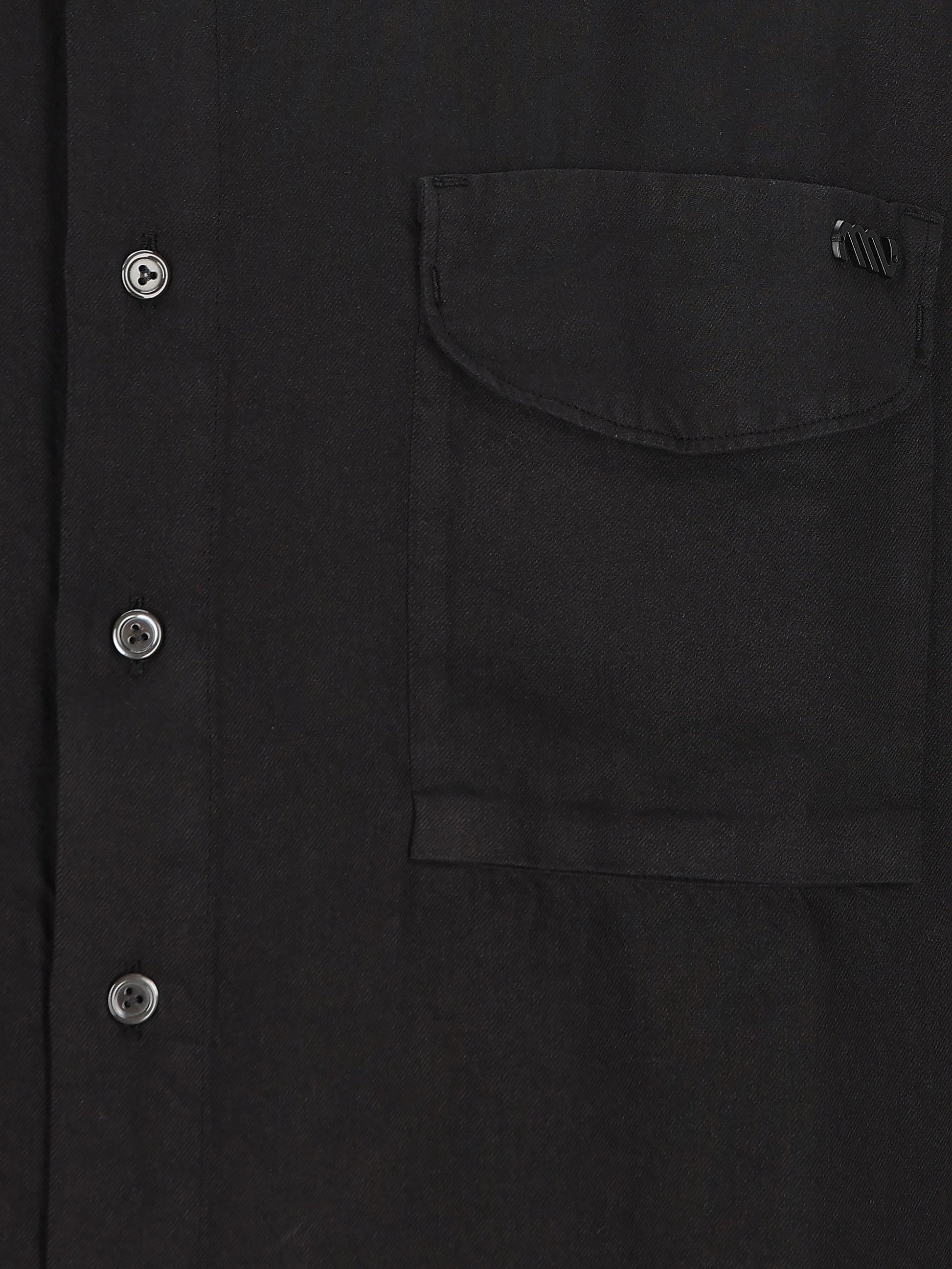 Camicia realizzata in lana vergine e cotone. MSH302A11 0638O999 MASSIMO OSTI STUDIO 