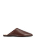 Mule realizzate in pelle.<BR/> FAP4426 H0Y8 LORO PIANA 
