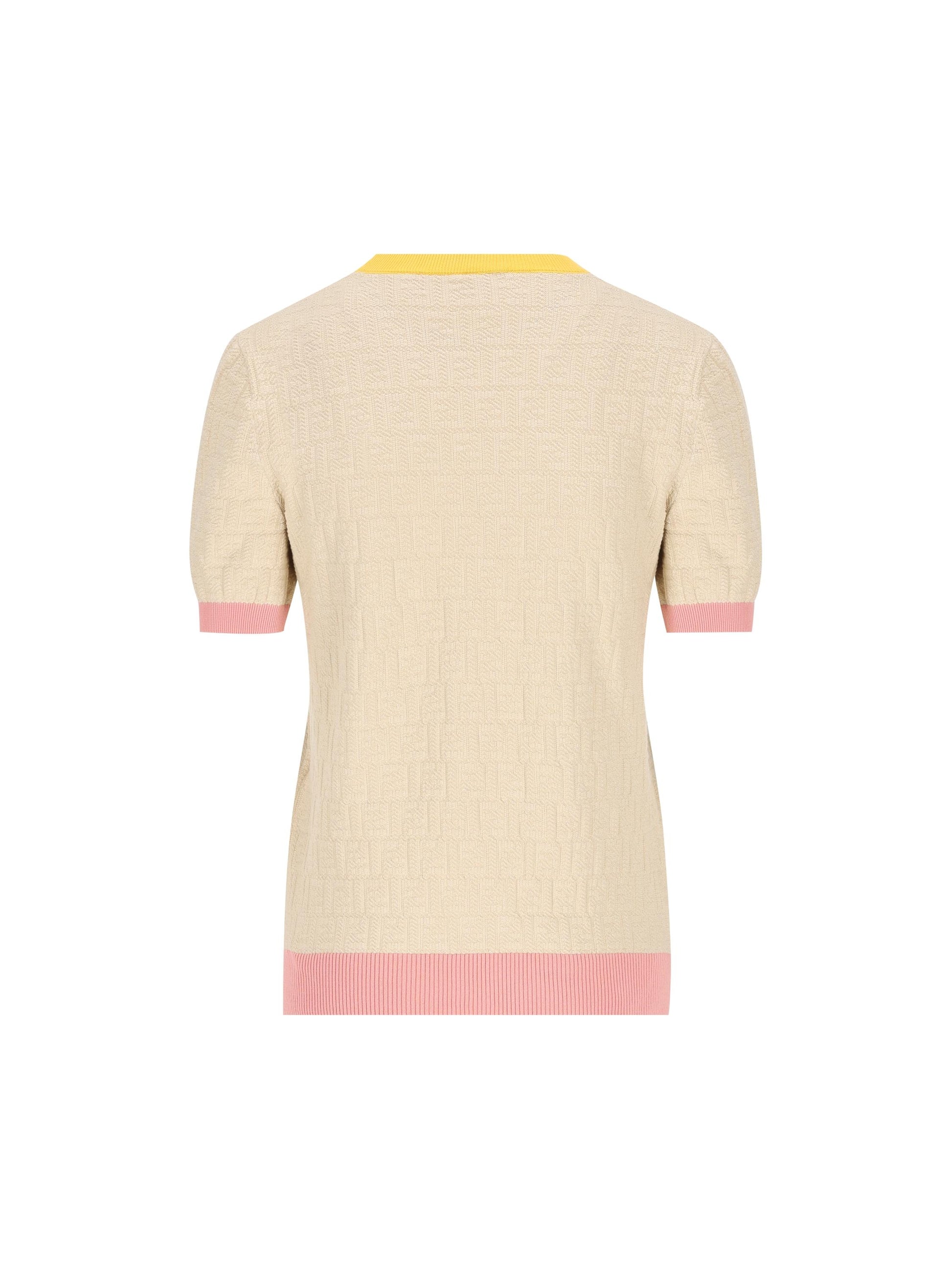 Maglia realizzata in cotone e seta. FZXE94 AW4SF0WC4 FENDI 