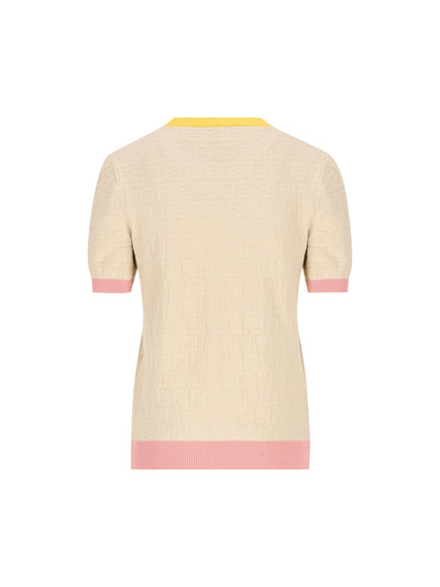 Maglia realizzata in cotone e seta. FZXE94 AW4SF0WC4 FENDI 