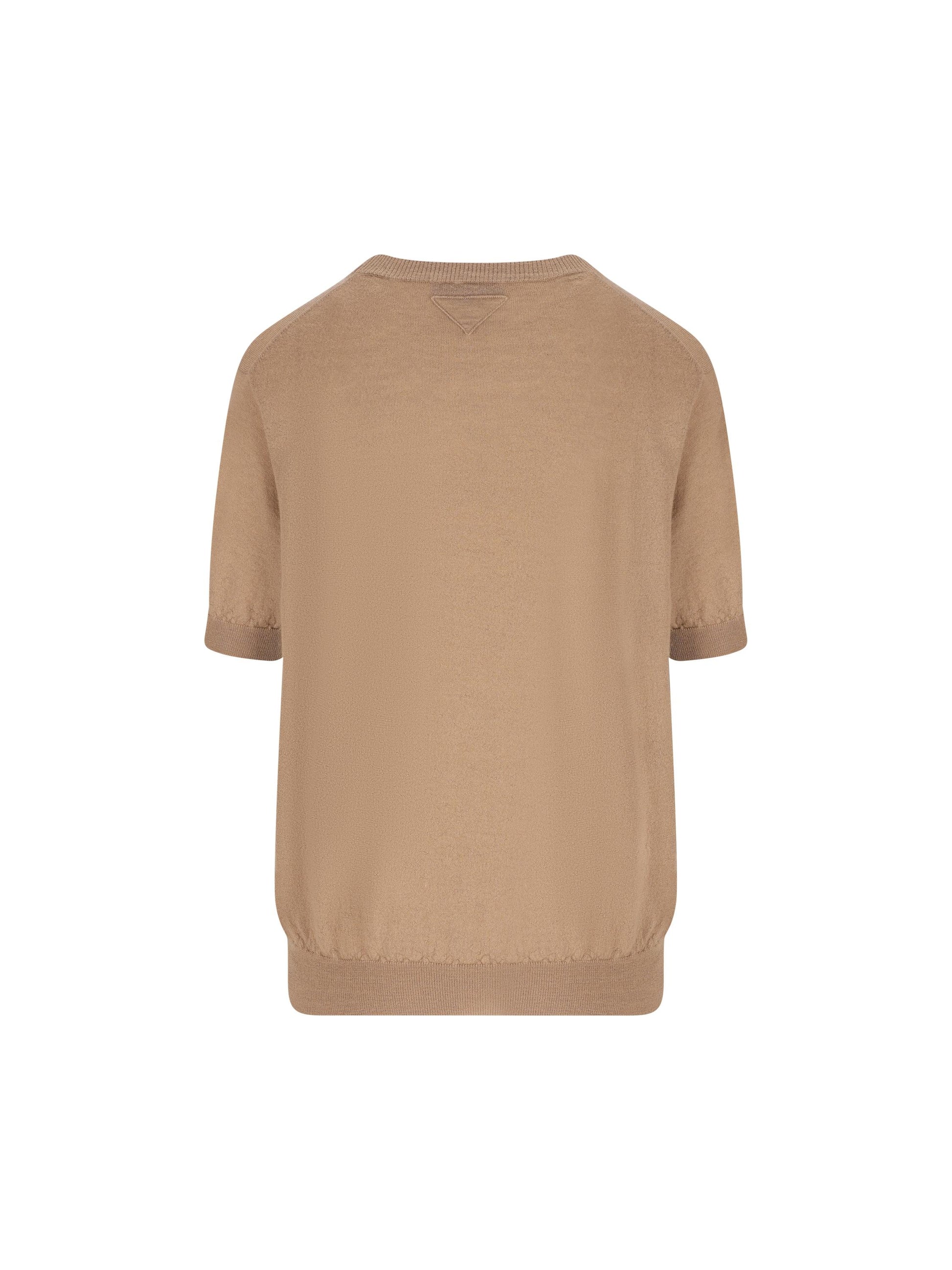 Maniche corte in cashmere. P24D2Q 17O0F0040 PRADA 