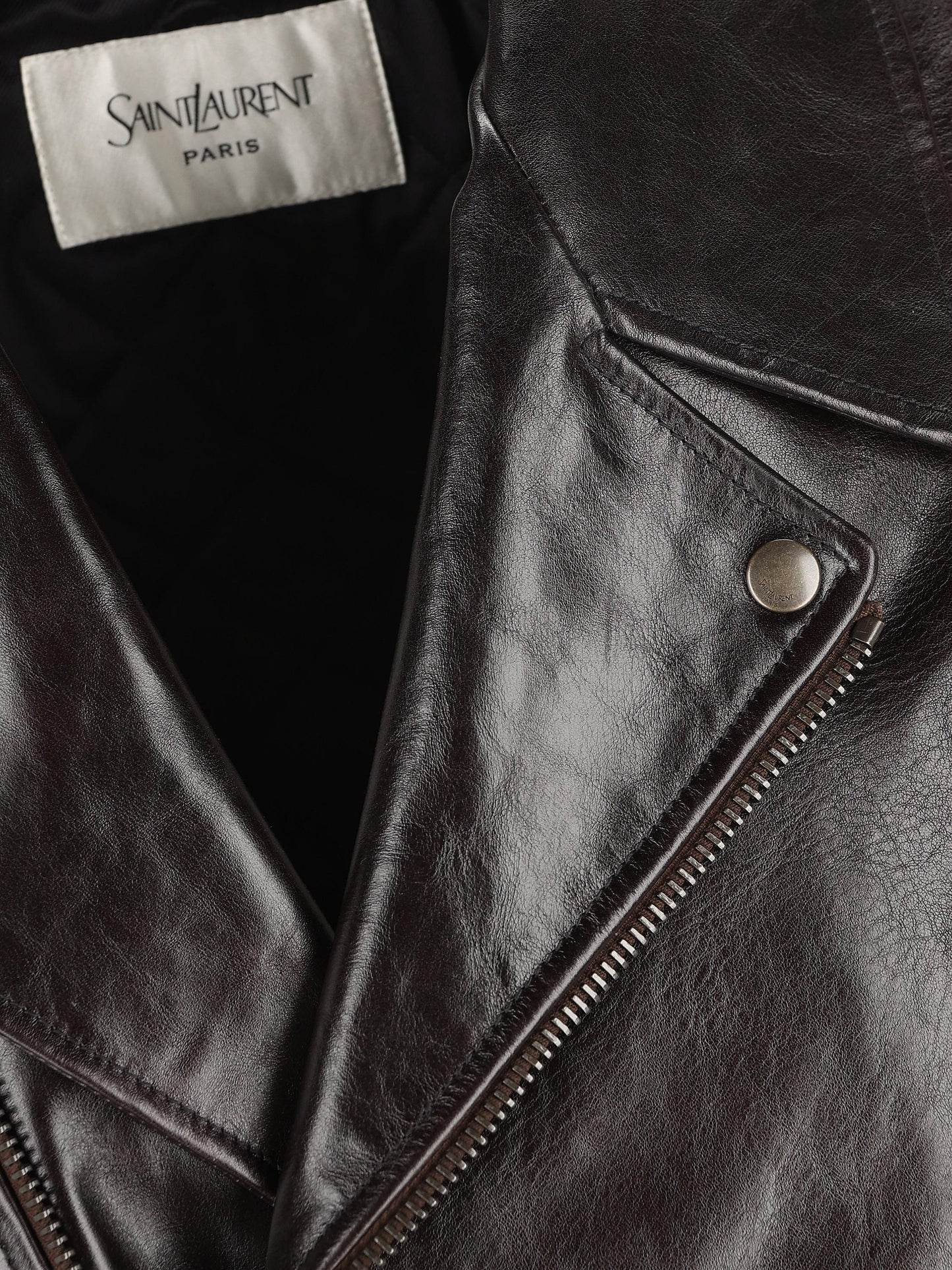 Giacca in pelle di vitello. 865713 YCVG22825 SAINT LAURENT 