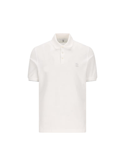 Polo realizzata in cotone. ME8548788 CK640 BRUNELLO CUCINELLI 